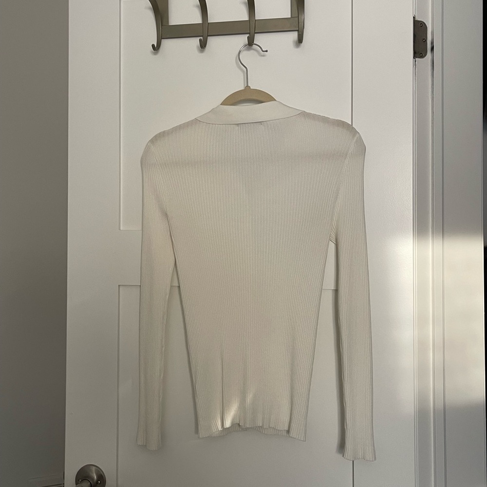 Babaton Cream Ribbed Sweater 🤍 - Picture 4 of 6